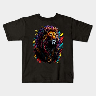 Roaring Style: Urban Lion King Kids T-Shirt